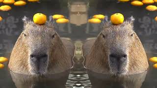 Low quality capybara shitpost i made on my phone at 4am