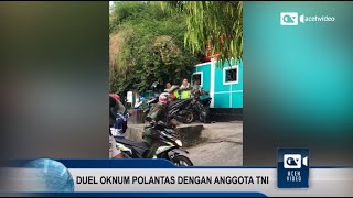Duel Oknum Polantas dengan Anggota TNI di Ambon