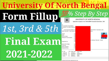 NBU✔️ Final Exam Form Fillup/1st, 3rd & 5th Semester / Full Process Video Step By Step /@AGpoint143