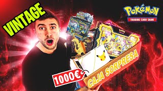 ABRO CAJA VINTAGE 1000€ (MUCHAS CARTAS PÓKEMON)