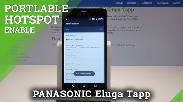 How to Enable Portable Hotspot in PANASONIC Eluga Tapp - Wi-Fi Sharing