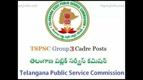 TSPSC GROUP -3 SYLLABUS