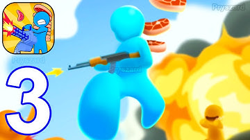 Idle Shooter: Camping Land - Gameplay Walkthrough Part 3 Stickman Army Commander Shooter (Android)