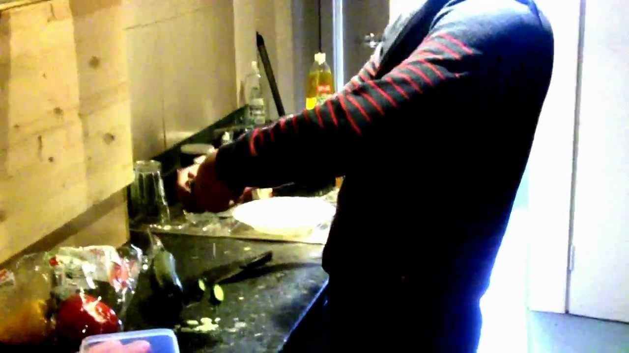 How to make a cucumber trumpet - YouTube