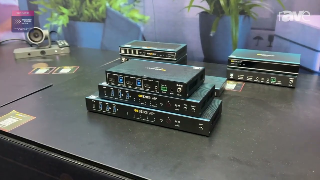 ISE 2026: BZBGEAR Exhibits 8K Signal Extenders and KVM Switchers for Use with 8K Switchers for ProAV