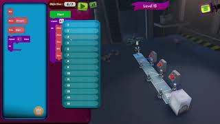 Rabbids Coding level 15 - 3 Stars