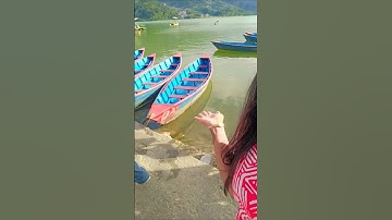 Fewa Lake in Pokhara Nepal 🇳🇵|| Mini vlog || #minivlog #fewalake #pokharalakeside #nepal #vlogger