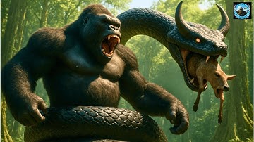 King Kong vs  The Giant Python – The Epic Jungle Showdown 4K Ultra HD