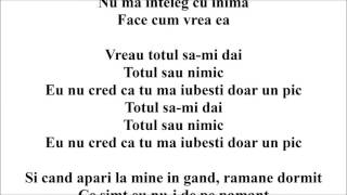 Jean Gavril - Totul sau nimic  Versuri (Lyrics)