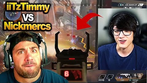 iiTzTimmy team vs Nickmercs team in ALGS SCRIMS!! ( apex legends )