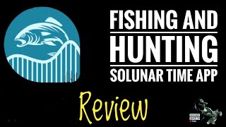 Fishing and Hunting Solunar Time App - Review and Walkthrough screenshot 2