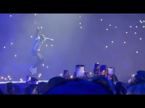 Zlatan Ibile performing live at Davido O2 Arena Concert