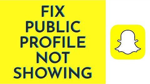 How To Fix Snapchat Public Profile Not Showing (2023) | Snapchat Tutorial (Step By Step)