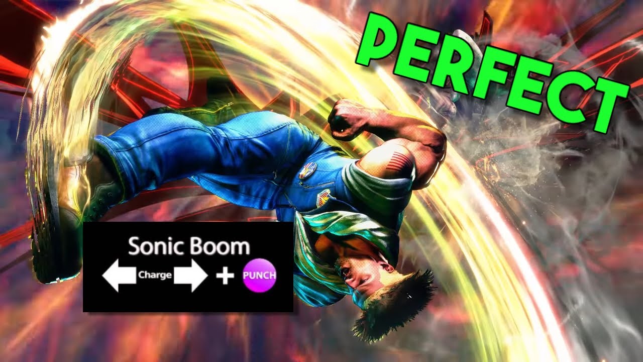 Street Fighter 6 - Guile Mains Reacting To Perfect Sonic Boom