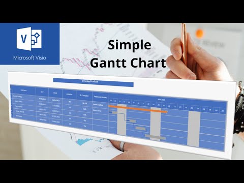 Create a simple Gantt Chart in Microsoft Visio