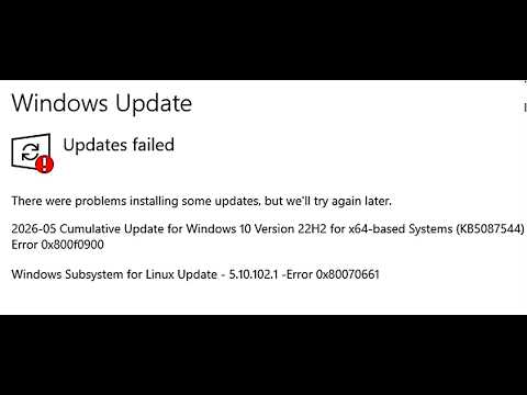 Fix Windows 10 Update Error 0x800f0900/0x80070661