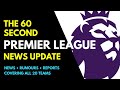 THE 60 SECOND PREMIER LEAGUE NEWS UPDATE: Ederson, Reijnders, Bergvall, Endrick, Silva