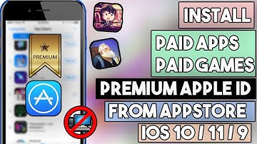 New How To Install Paid Apps / Games Free (PREMIUM ID)(NO JAILBREAK) iOS 10/10.3/9 iPhone/iPod/iPad