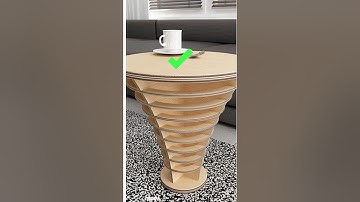 Designed and modeled in SketchUp: A unique vortex-inspired coffee table in Sketchup #nicetower