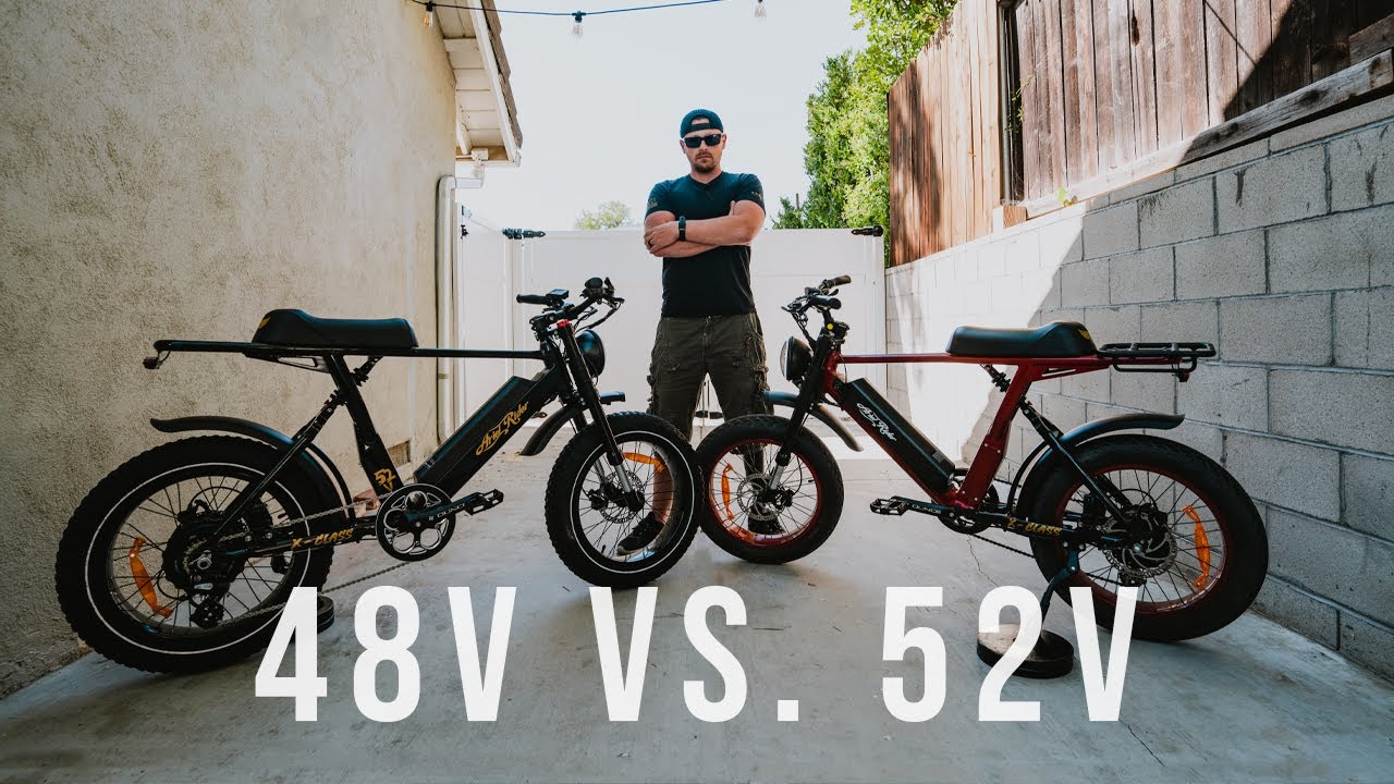 Ariel Rider X-Class 48v vs. X-Class 52v 