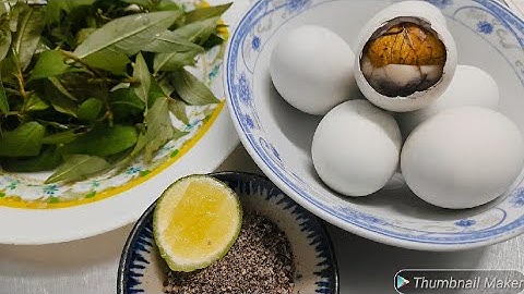 TRỨNG VỊT LỘN LUỘC TẠI NHÀ CÁCH ĐƠN GIẢN KHÔNG CẦN NƯỚC DỪA VẪN NGON -ĐỒNG QUÊ ẨM THỰC