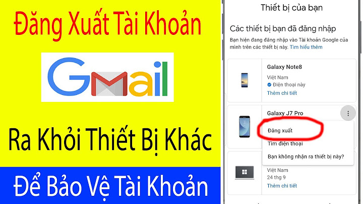 Tắt tính năng tự động đăng nhập gmail