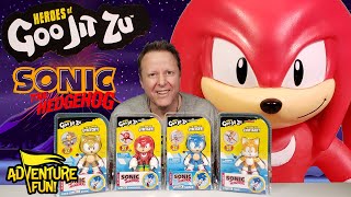 Heroes of Goo Jit Zu Sonic The Hedgehog KNUCKLES! AdventureFun Toy review!