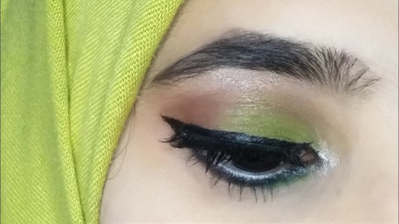 party eye makeup tutorial step by step green color eye makeup 2021
