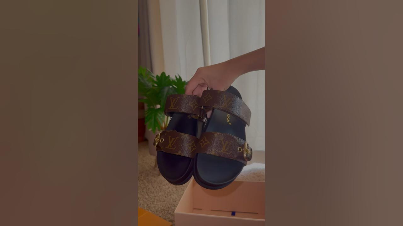 LV Louis Vuitton Bom Dia Flat Comfort Mule Sandals for Sale in City