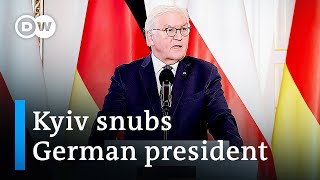 Steinmeier's visit to Kyiv 'not wanted' | DW News