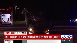 MPD pursuit ends in crash