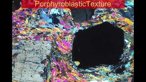 Metamorphic Textures