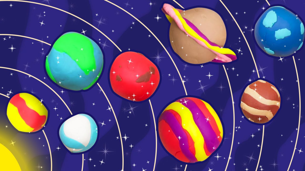 How to Make Play-Doh Planets by Hooplakidz How To