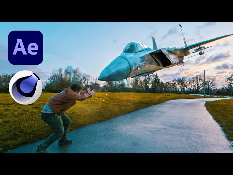 Stopping a Fighter Jet in After Effects & Cinema 4D