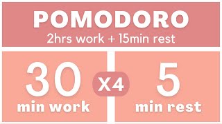 Técnica Pomodoro 30/5 - Pomodoro Timer