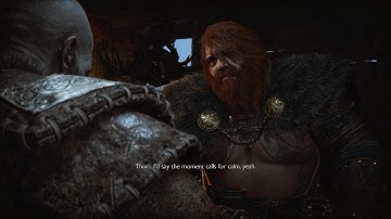 God of War Ragnarök Odin intro