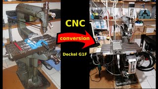 CNC milling machine conversion: Deckel G1F (or G1L / G1U)