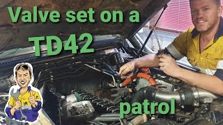 Nissan Patrol TD42 valve set adjustment