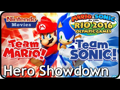 Mario and Sonic at the Rio 2016 Olympic Games - Hero Showdown Compilation (2 Players)
