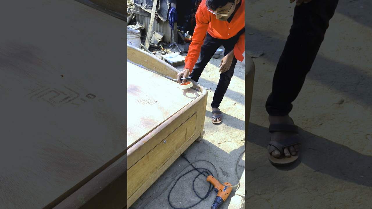 How to bed fittings for plywood 🛠️ bed par plywood bichhai set kaise kare 