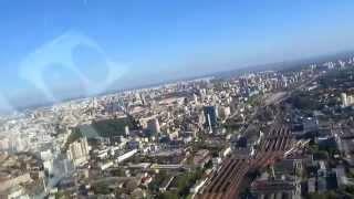 Flight over Kiev from IEV, 600ft. Полет над Киевом из Жулян на высоте до 200 метров.