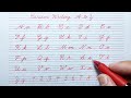Cursive writing a to z abcd  cursive handwriting practice  english capital and small letters abcd