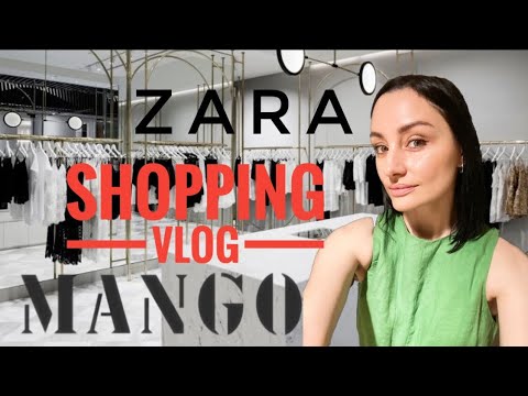 Шопинг Влог Mango, Zara| Обзор Новой Коллекции С Примеркой