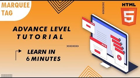 HTML Marquee Tag Tutorial || Html Full Course In Urdu Hindi