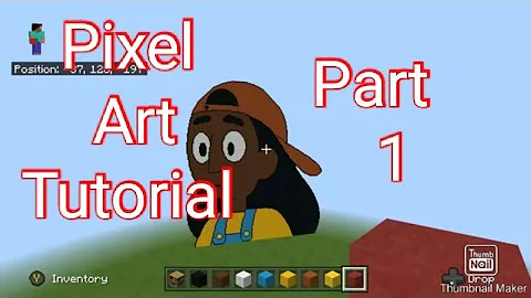 Minecraft Pixel art tutorial Connie (Steven Universe) Part 1