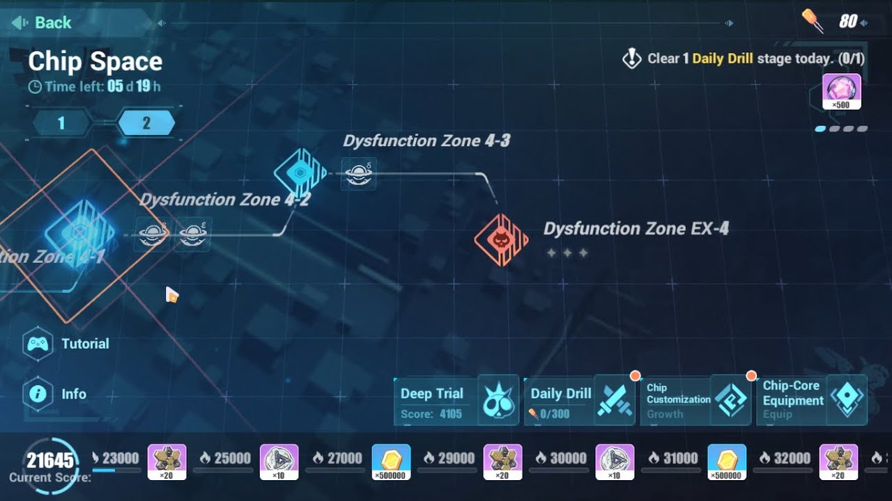 [Honkai Impact 3] Chip Space - Dysfunction Zone 4-1, 4-2, 4-3 with ...