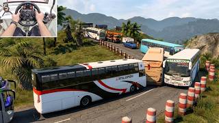 ETS2 Bus Driving Experience with Logitech G29 | Ultra Realistic screenshot 1
