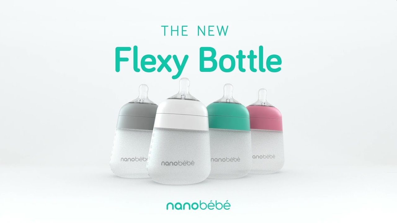 The Flexy Silicone Baby Bottle - Soft, Anti-Colic, BPA-Free 