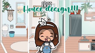 *FREE* AESTHETIC HOUSE DESIGN ? ??|| Toca Boca