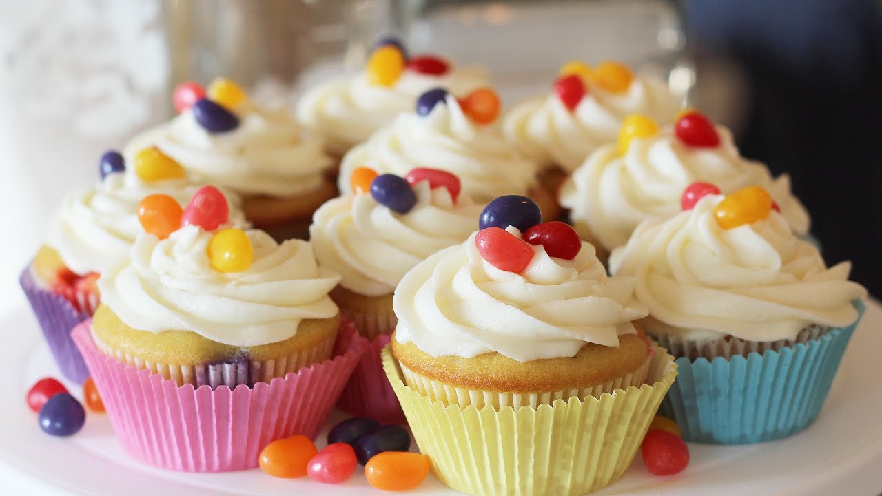 Dan Sheppard Makes Jelly Bean Cupcakes YouTube